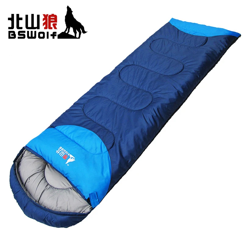 BSWolf Ultralight Cotton Camping Sleeping Bag Outdoor Sleeping Bag Envelope Winter Sleeping Bag Lengthen And Widen 230*85cm2300g