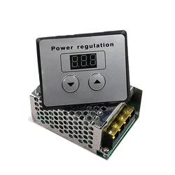 SCR Voltage Regulator Dimmer 4000W 220V AC Power Regulator Electric Motor Speed Controller Thermostat for Small Motors