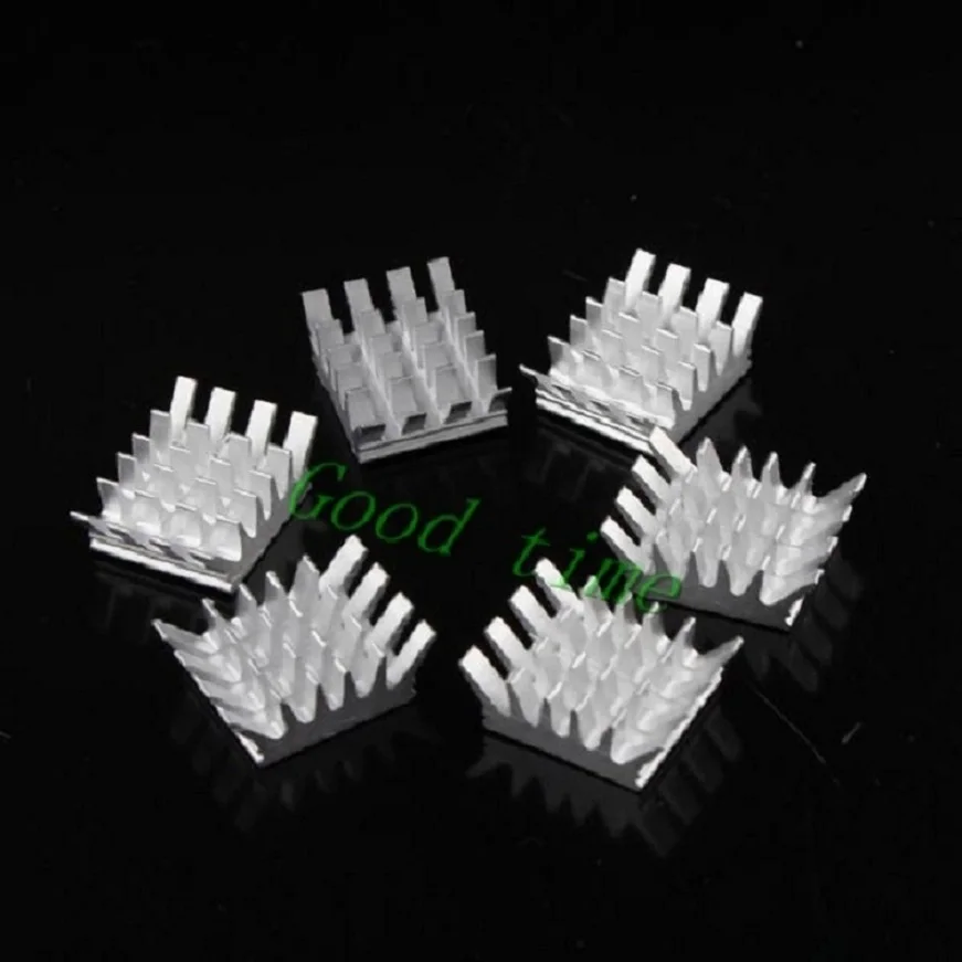 Gdstime 1000 pcs Extruded Aluminium Heatsink X8 For Motherboard DDR VGA RAM Memory IC Chipset Cooling Cooler Heat Sink Wholesale