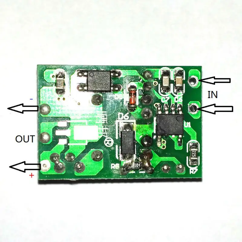 Precision 12v 450ma (5 w) switching power supply module/LED voltage regulator module/AC DC step-down module