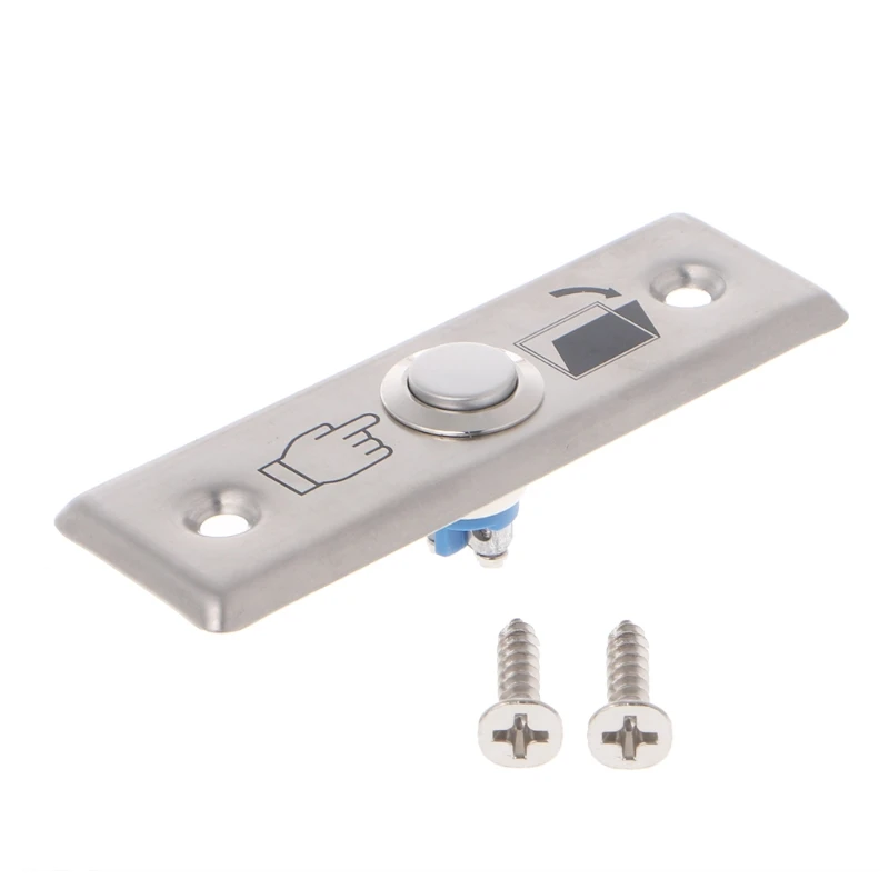 92x28mm Stainless Steel Doorbell Push Button Switch Touch Panel