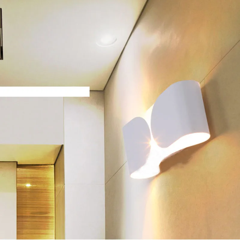 Simple Modern tie Designed led wall lamp G9 wall SCONCE for bedroom Aisle corridor wall light indoor decor lighting fixture