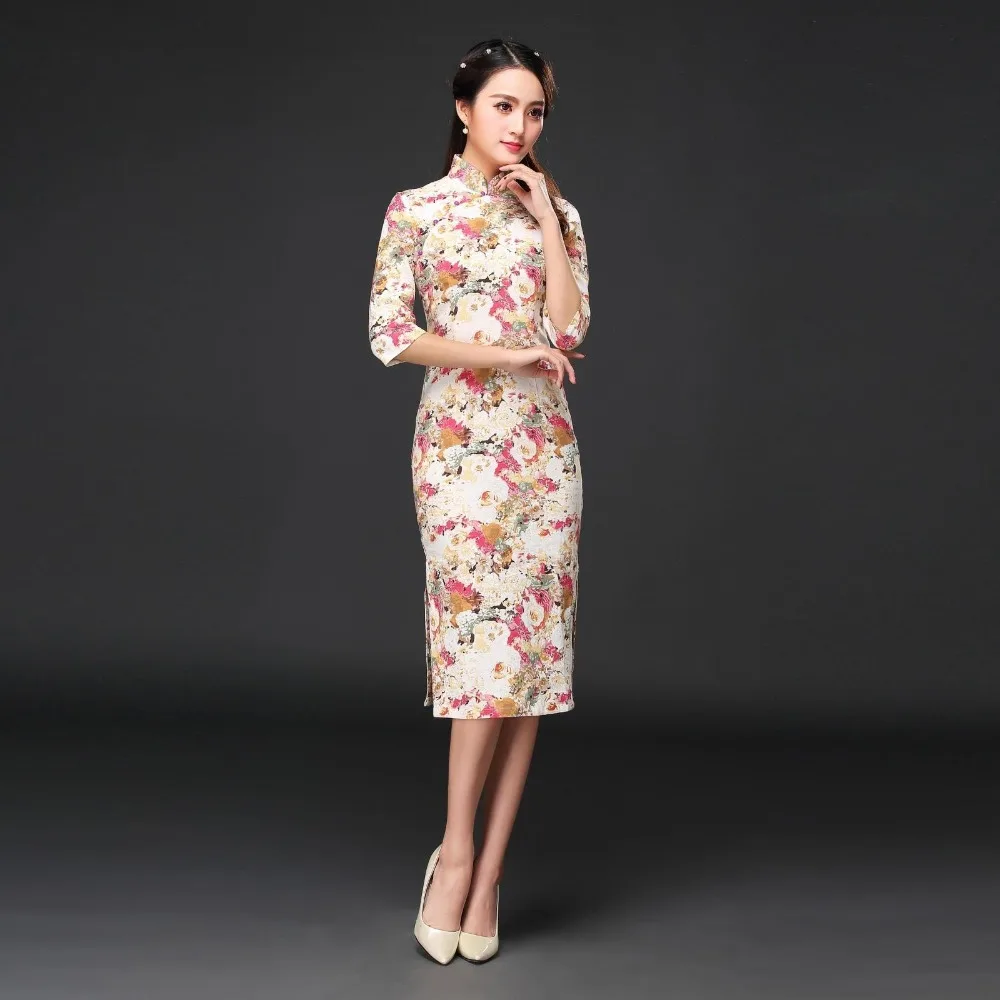 Summer New Chinese Traditional Cheongsam Women's Cotton Linen Qipao Elegant Long Dress Slim Dress S M L XL XXL 3XL 042401