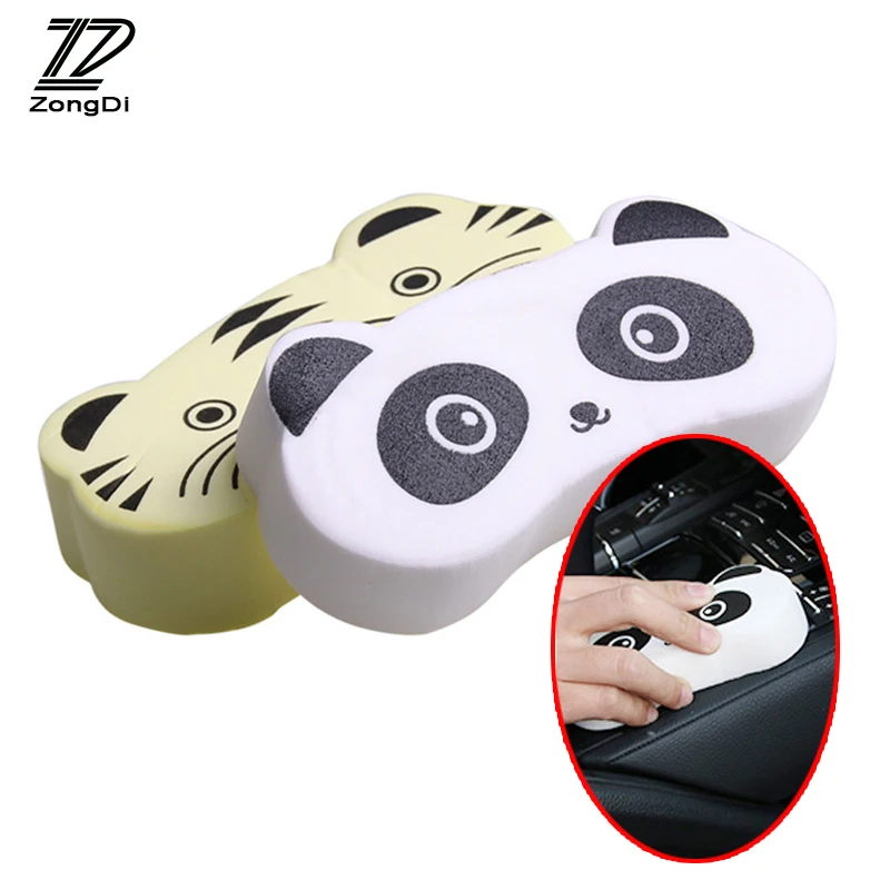 ZD 1Pc Car Multi-functional PVA sponge Strong absorbent for Peugeot 307 206 Mazda 3 6 Renault duster Toyota corolla accessories