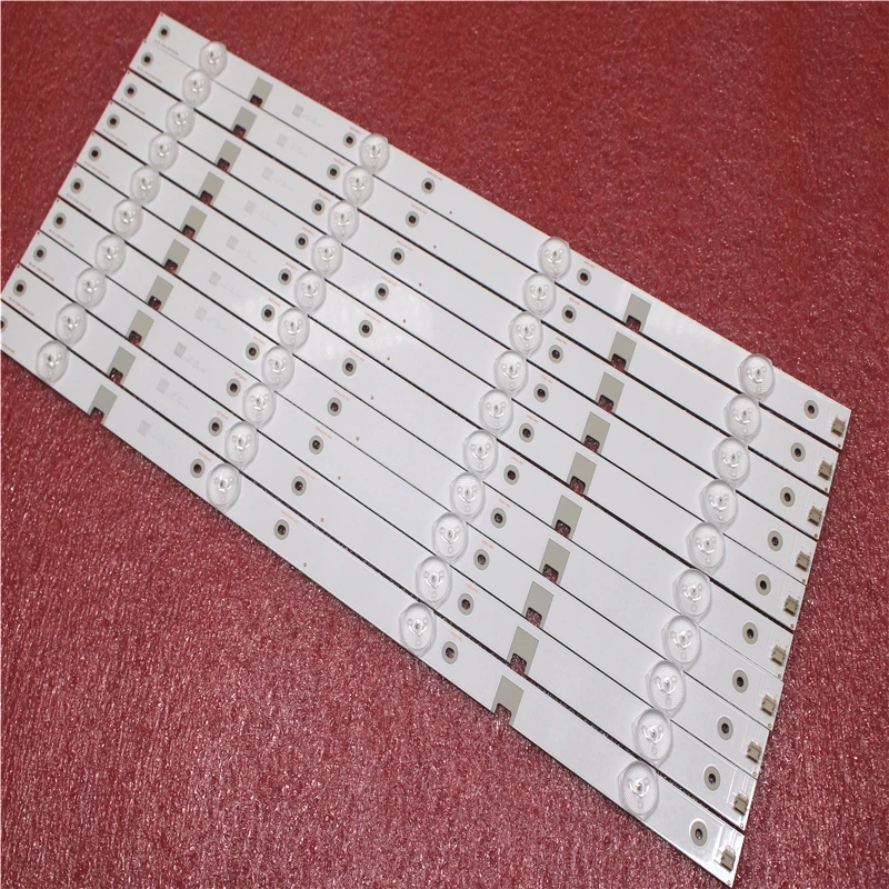 

100%new 2set=20Pieces for LED Backlight strip 4 lamp For 43N1 43U1 Light Bar CH43L43A-V01/V02/V04 DSBJ-WG