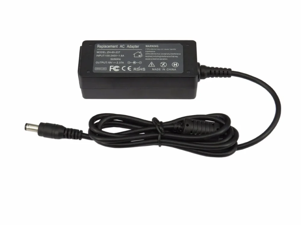 

19V 2.37A 45W Laptop Ac Power Adapter Charger For Toshiba Satellite T210D T215D T230 T235 T235D Z830 Z835 5.5Mm * 2.5Mm