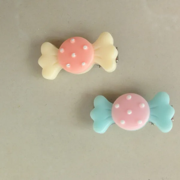 Resin Candy Dog Bows Pet Grooming Accessories Cat Hair Clips Clothes Accessories Christmas Gift 20pcs