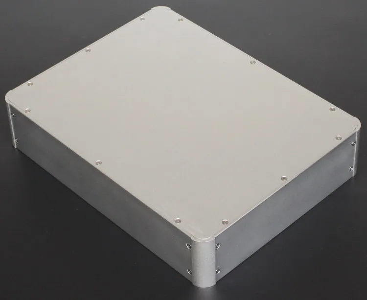 YA40 chasis amplificador plateado de aluminio completo/decodificador DAC/carcasa AMP/caja de bricolaje