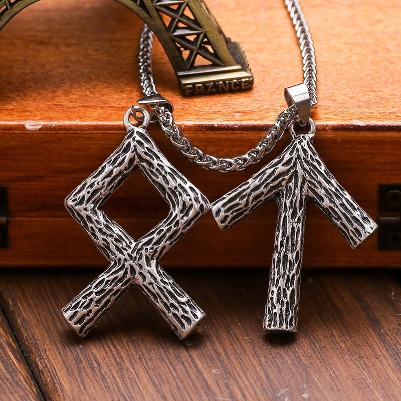 Viking Rune Branch Rune group Pendant Necklace women men free choose the pendant on chain