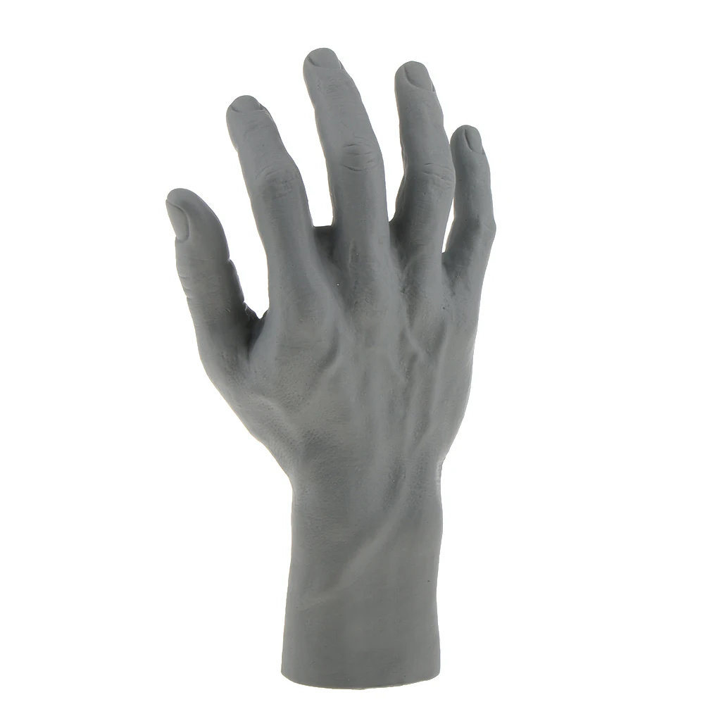 High Stimulation Male Mannequin Right Hand For Jewelry Bracelet Watch Glove Ring Display Magnet can be equipped on the bottom