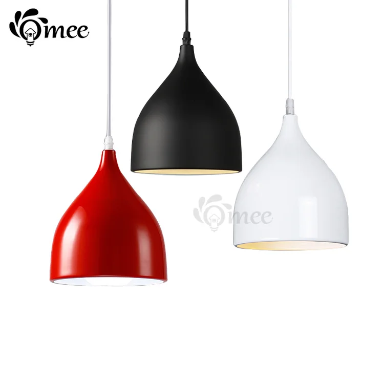 

Modern Home Dining LED Pendant Light , Colours Bar Pendant Lamps Study Use E27 Bulb Lighting 17cm Dia Colours Lamper For Choice