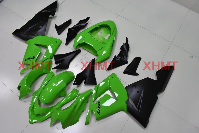 for Ninja ZX 10r 2004 - 2005 Abs Fairing ZX10r 2005 Bodywork ZX10r 2004 Green Black Fairing