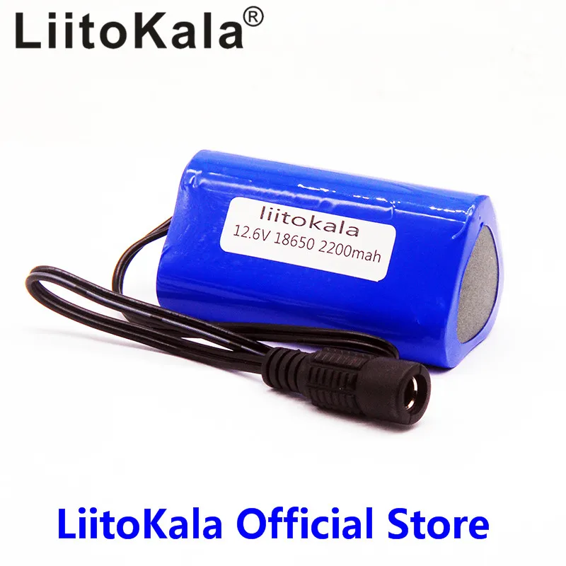 LiitoKala High Quality Portable 12V 2200mAH 18650 Rechargeable Lithium Battery Batteries Pack For CCTV Camera MID GPS 2200mah