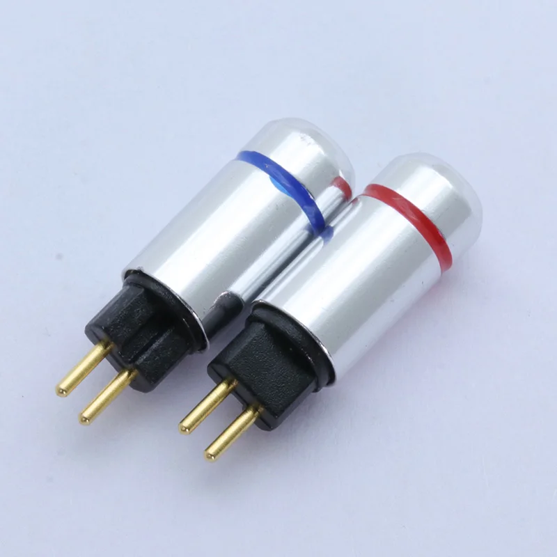 2pcs/1pair 2pin connector Earphone MMCX upgrade cable PIN plug DIY audio Plug jack soldering conectors