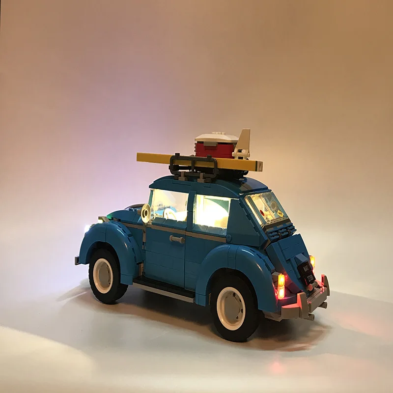 Led Light Set For Lego technic 10252 City Car Beetle Model Compatible 21003 Blocks Toys technic Car Beetle Lighting Set