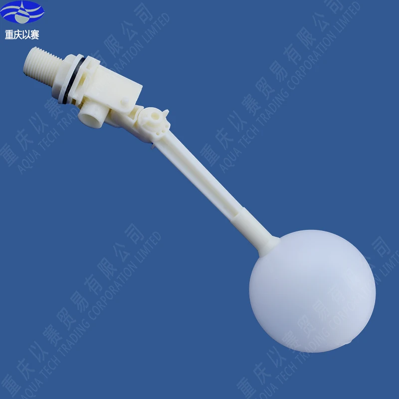 

1/2" plastic float valve, big plastic float valve, plastic floating ball valve,ball cock