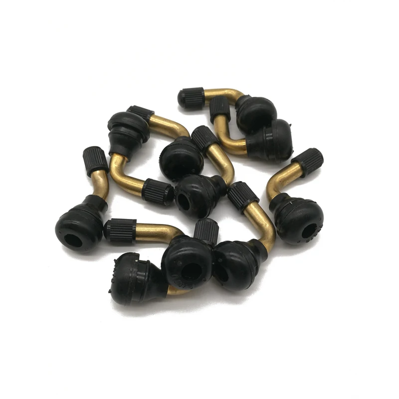 20pcs Motorcycle Snap In Tire Valve Stems PVR60 PVR70 Tyre Valve with Dust Cap Tyre Accessories