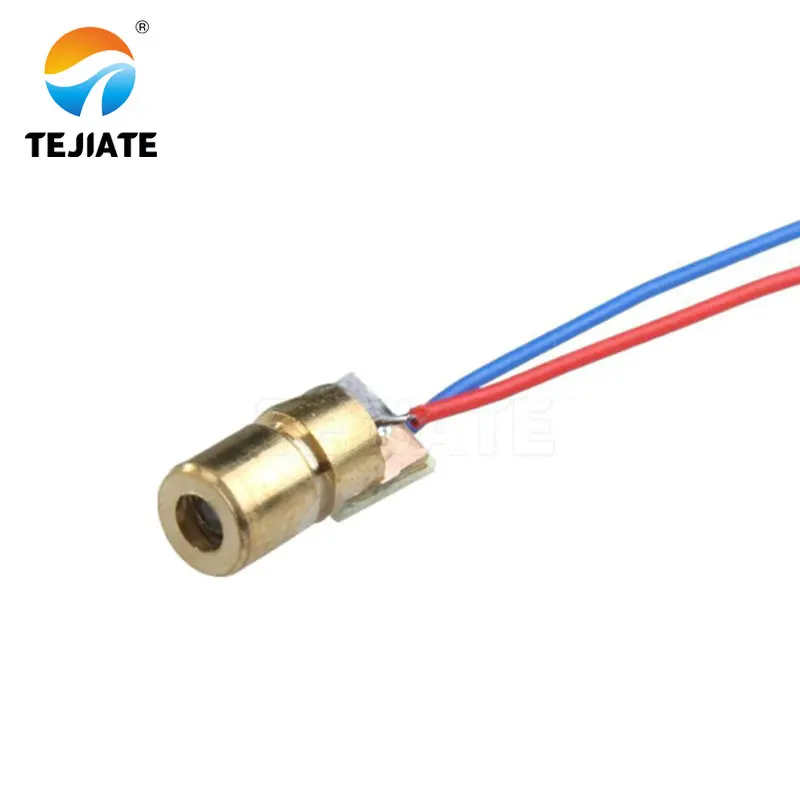 laser diode 650nm 6mm 5V 5mW Adjustable Laser Dot Diode Module Red Copper Head 3v