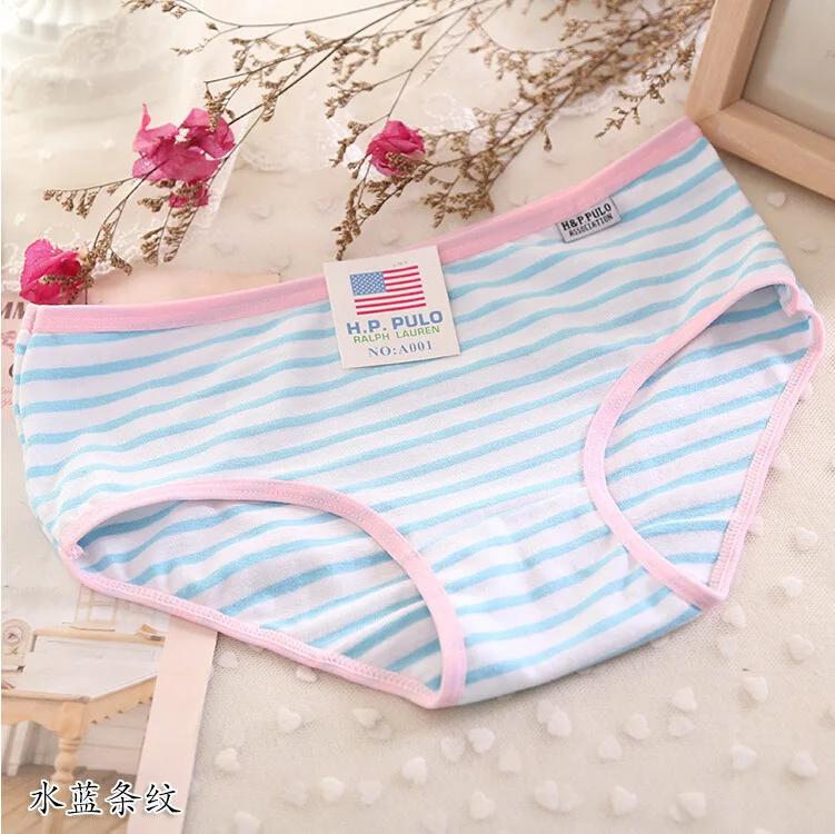 AQ1 Modal Seamless Panty Briefs Female Lingerie Bragas Calcinha Womens Ladies Underwear Plain Summer Striped Knickers Panties