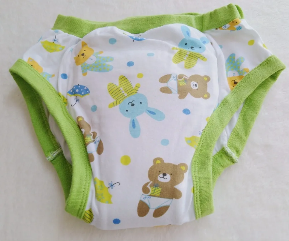 Adult Printed teddy training pant/Adult brief with padding inside/ABDL training pant/washable adult training pant