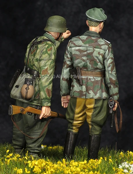 1/35 model kit resin kit    Grenadier Set 418  Unassembled kit