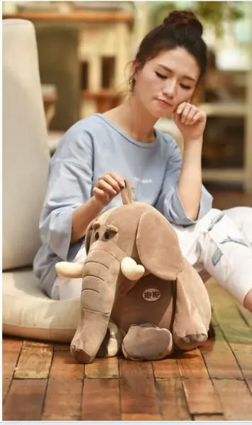 

new plush elephant toy stuffed elephant pillow gift about 50cm