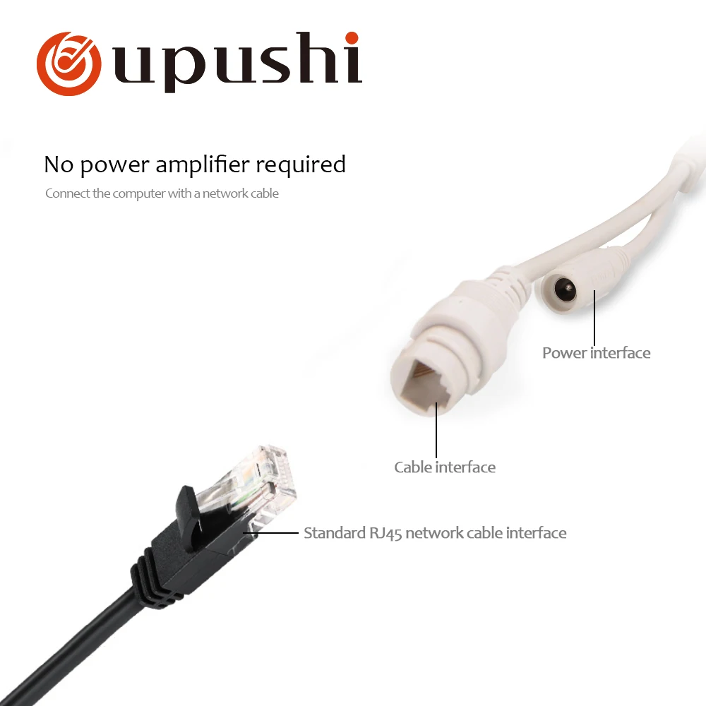 Oupushi altoparlanti IP impermeabili per esterni altoparlante a colonna wireless di rete attiva IP66 per sistema di diffusione sonora