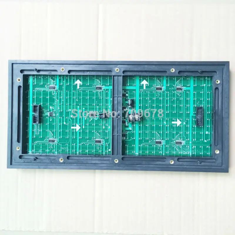 P10 Outdoor White Color Led Display Module 320*160mm 32*16 Dots Waterproof High Brightness For Scrolling Text Message  Sign