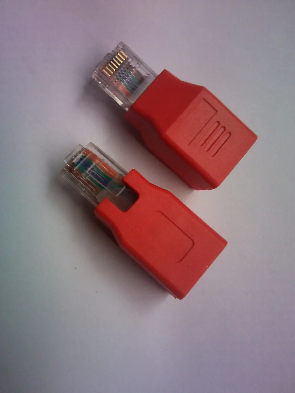 1:8 odwrotne połączenie ROLLOVER konsola Rollover Adapter dla RJ45 kabel Ethernet M/F