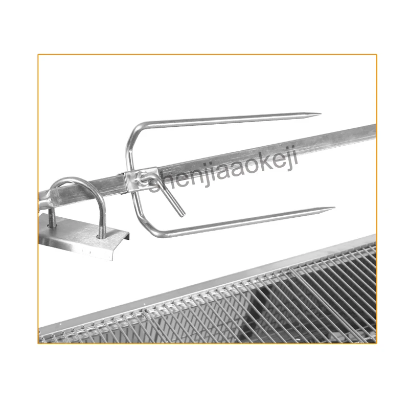 Barbecue électrique multifonctionnel en acier inoxydable, 220v, rôtissoire au charbon de bois, broche de cochon, rôtissoire