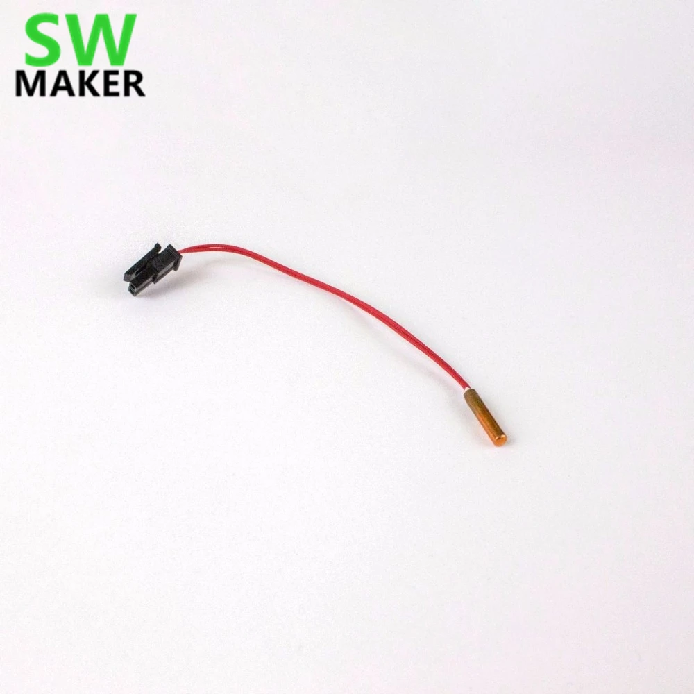 PT100 Temperature Sensor Up to 500 Degree Molex Connector for UM2 V6 Chimera Lite6 Hotend 3D Printer