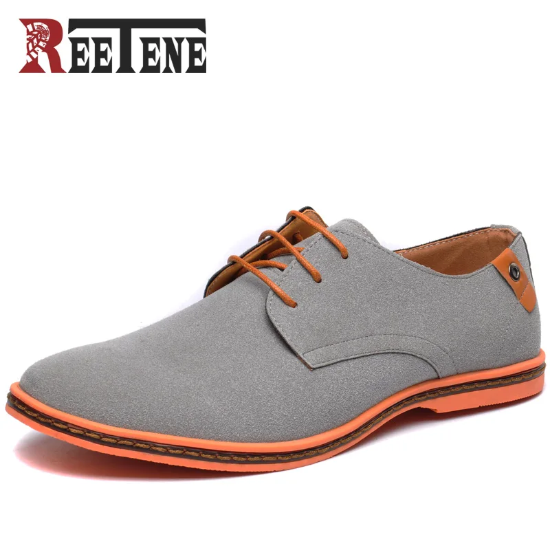 

Reetene Men Casual Shoes 2020 Flock Shoes Men Fashion Spring Men Shoes Comfortable Summer Shoes For Men Flats Plus Size 38-48