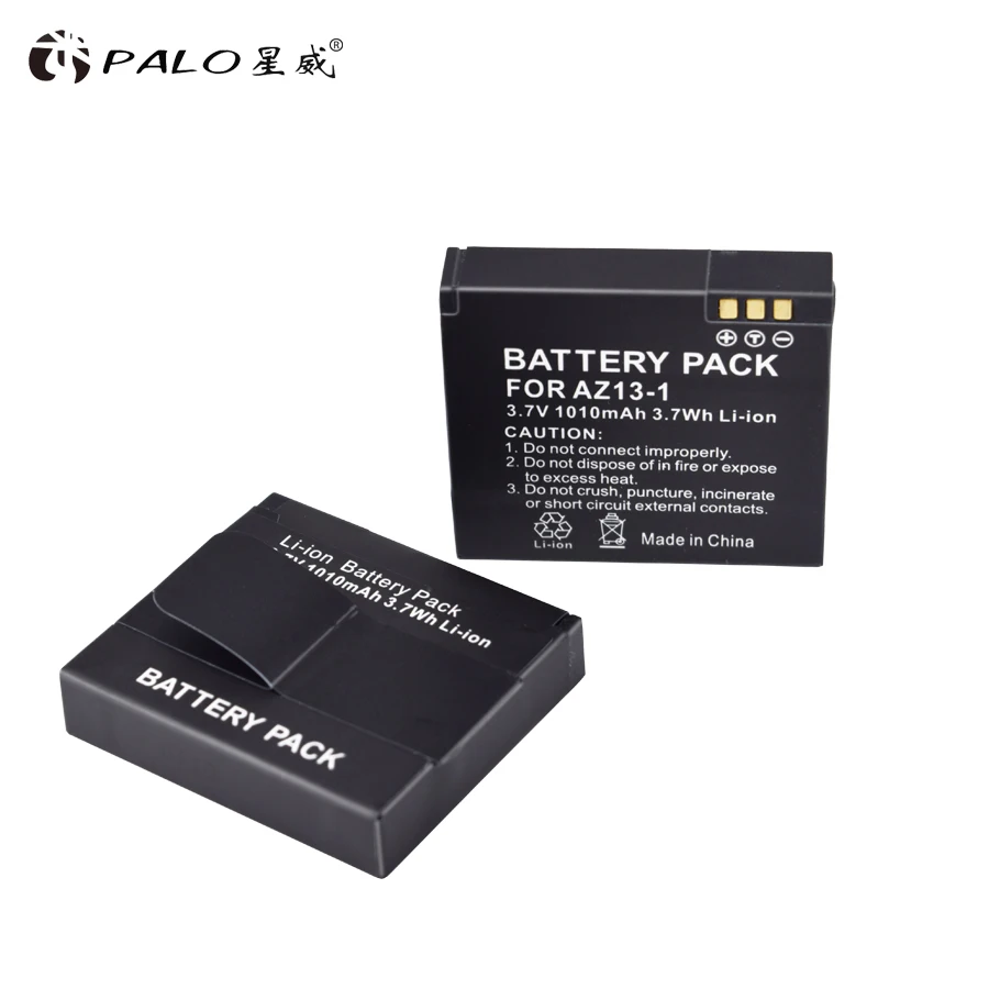 Bateria de câmera digital palázio 1010mah 3.7v, bateria de câmera digital li ion para xiaomi-xiaoyi sport camera