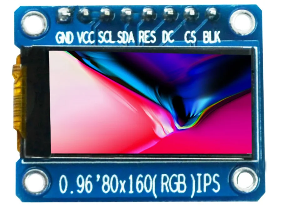 

1 шт. IPS 0,96 дюймов 7P SPI HD 65K полноцветный OLED модуль ST7735 Привод IC 80*160 tft