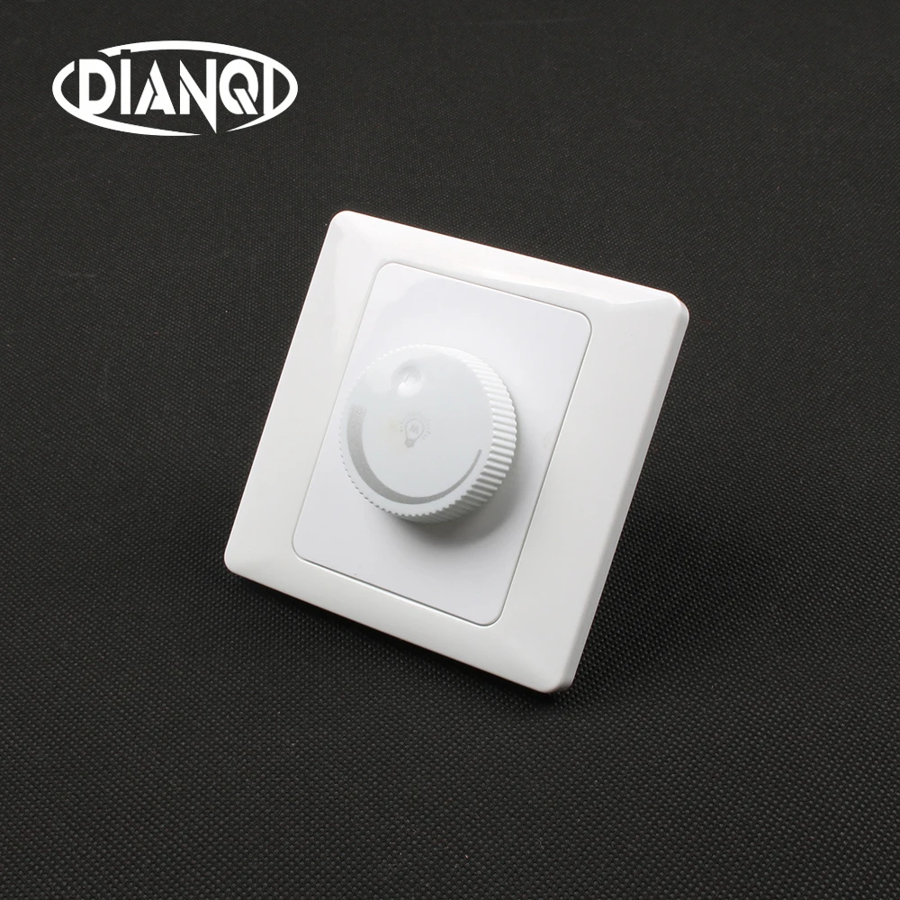 200W led light Dimmer switch POWER 15-200W, 220V adjusting brightnes led dimmer light wall switch white