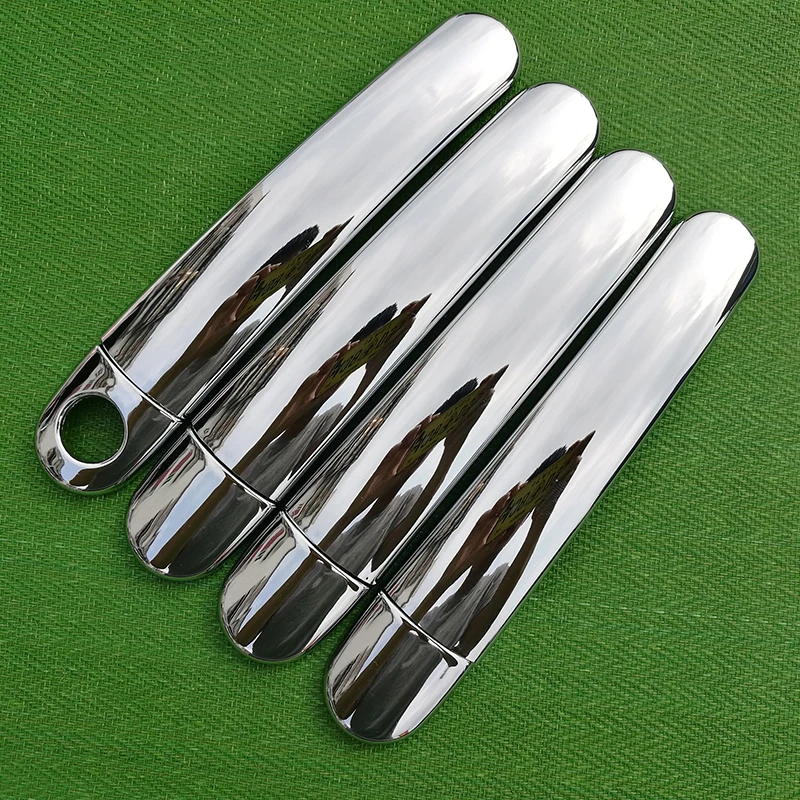 for Seat Leon MK1 1999-2004 1M Luxurious Chrome Handle Cover Trim Set 2000 2001 2002 2003 Car Accessories Stickers Car Styling