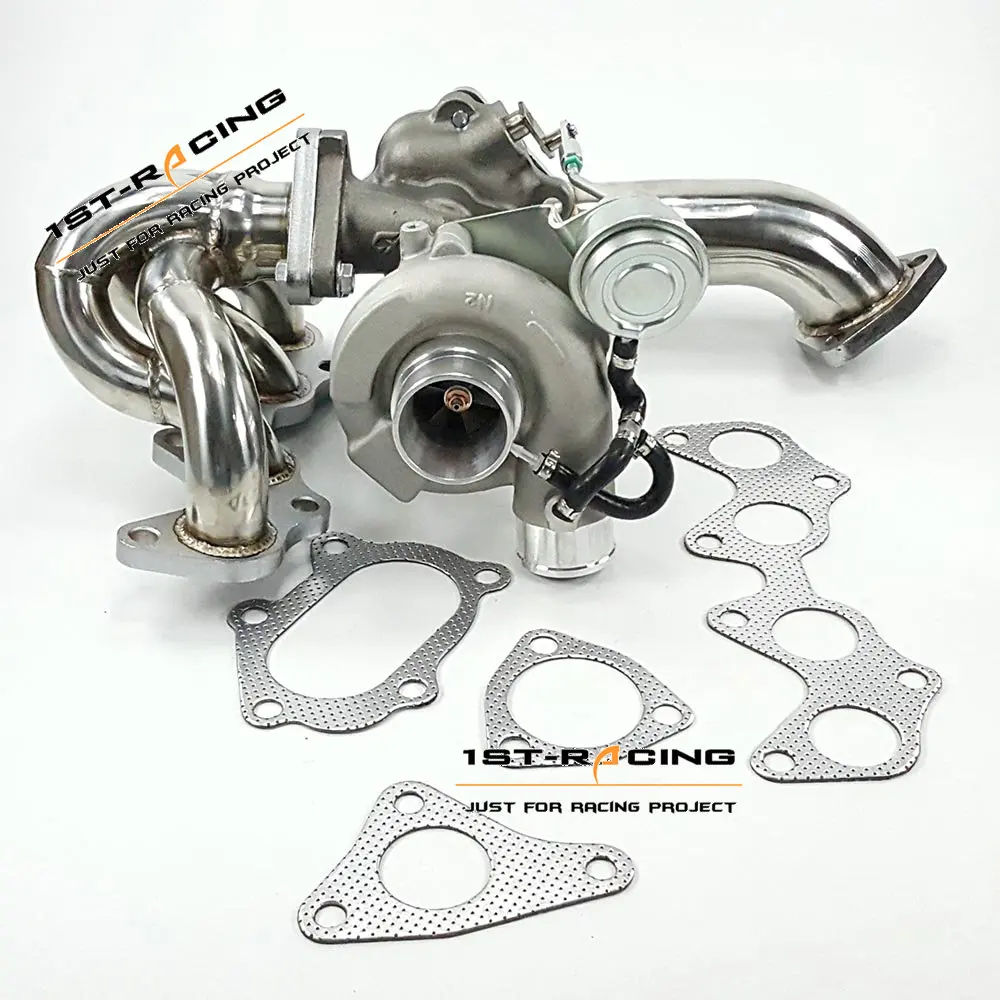 Turbo Manifold +TD04 Turbocharger+Down Pipe FOR 96-99 Starlet EP82 EP85 EP91 4E-FTE