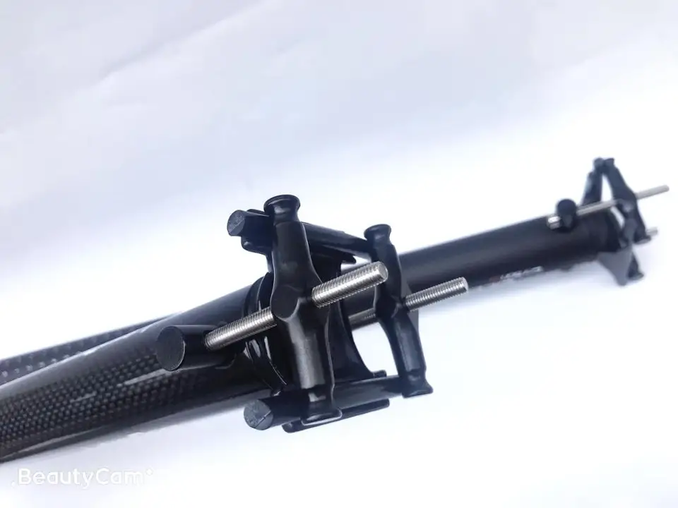 Litepro-超軽量カーボンファイバーシートポスト,33.9x580mm,折りたたみ