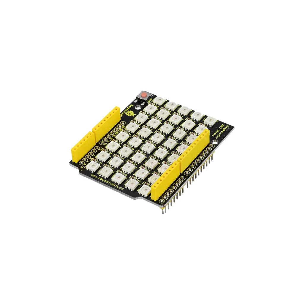 НОВЫЙ! Keyestudio 40 RGB LED WS2812 Пиксельный матричный экран для Arduino UNO R3