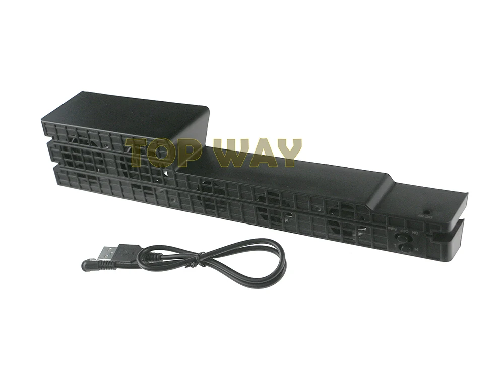 Dla PS4 Pro konsoli do gier wielofunkcyjne USB ładowania kabel zewnętrzny wentylator chłodnicy temperatury chłodzenia fanów ChengChengDianWan