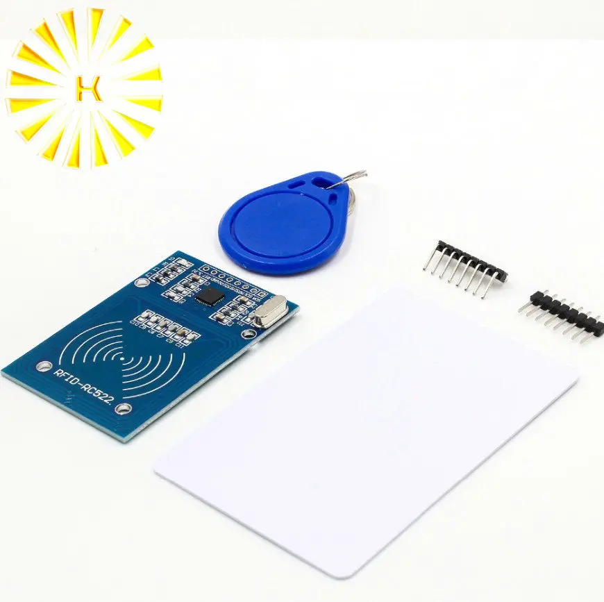 1 Set MFRC-522 RC-522 RC522 RFID Wireless IC Module S50 Fudan SPI Writer Reader Card Key 13.56Mhz For Arduino Connector