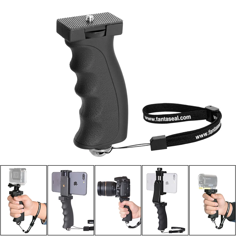 

Camera Hand Grip Mount Stabilizer for Gopro Sony Eken Action Camera Canon Nikon DSLR Camera Smartphone Cell Phone Handle Holder