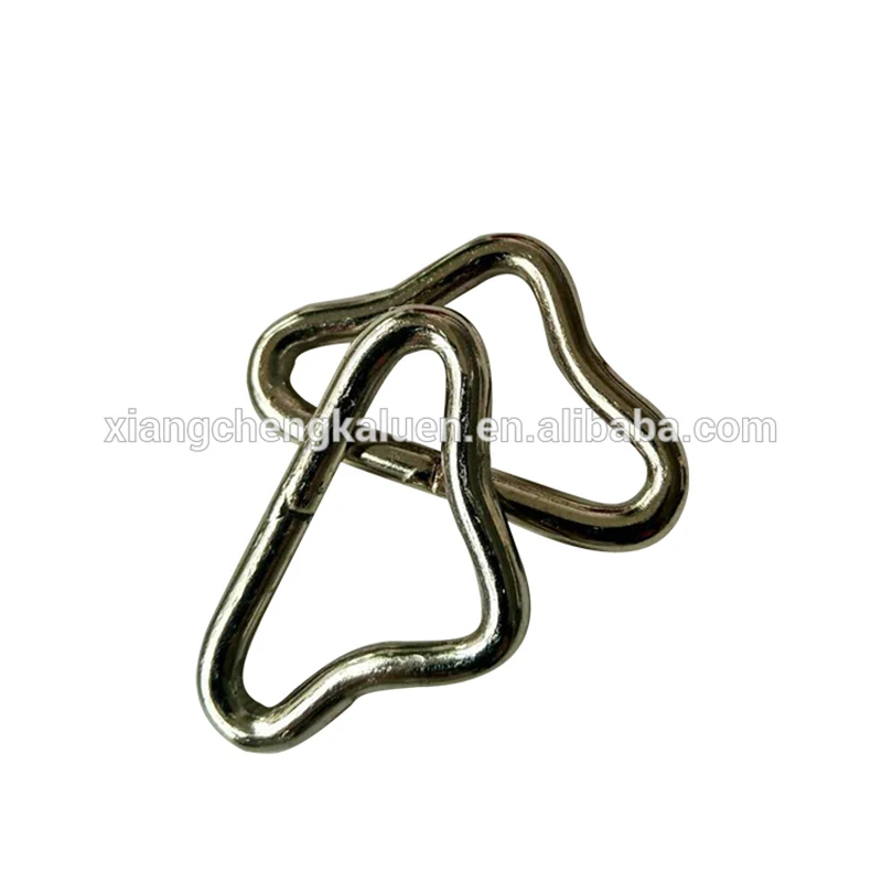 Wholesale trampoline accessories triangle ring for trampoline mat making