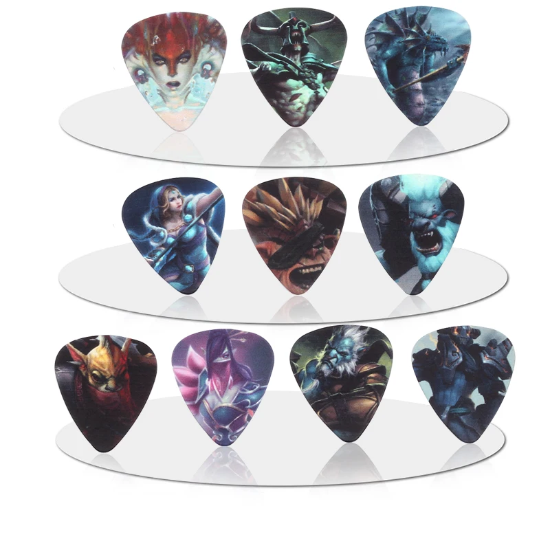 SOACH 50PCS 1.0mm Newest exquisite high quality design Japanese anime guitar picks Guitar Accessories for ukulele bass