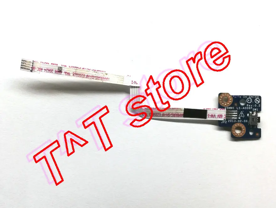 Placa de botón de encendido original para R7-572T, R7-572 de Cable, prueba, buen envío gratis