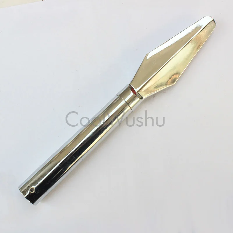 Tai Chi Shaolin Red-tasselled Spear Head Steel Electroplating Wushu Weapon Martial Arts Performance Kung Fu