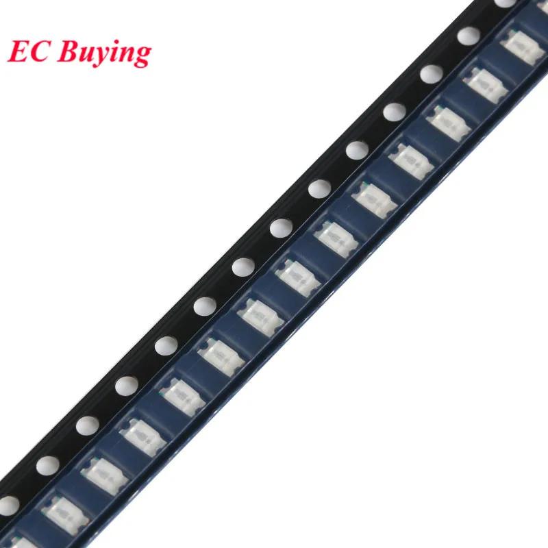 100pcs 0805(2012) SMD LED Ultra Bright Red Blue Yellow White Orange Color LED Light Diode Emitting Diode DIY