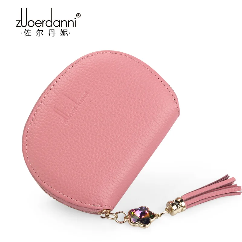 Card bag ladies new multi-card seat organ driver's license leather credit card holder bank card bag zipper purse