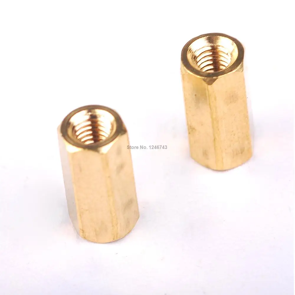 20PCS M3 Copper Columns Hollow Copper Pillars 10MM Height