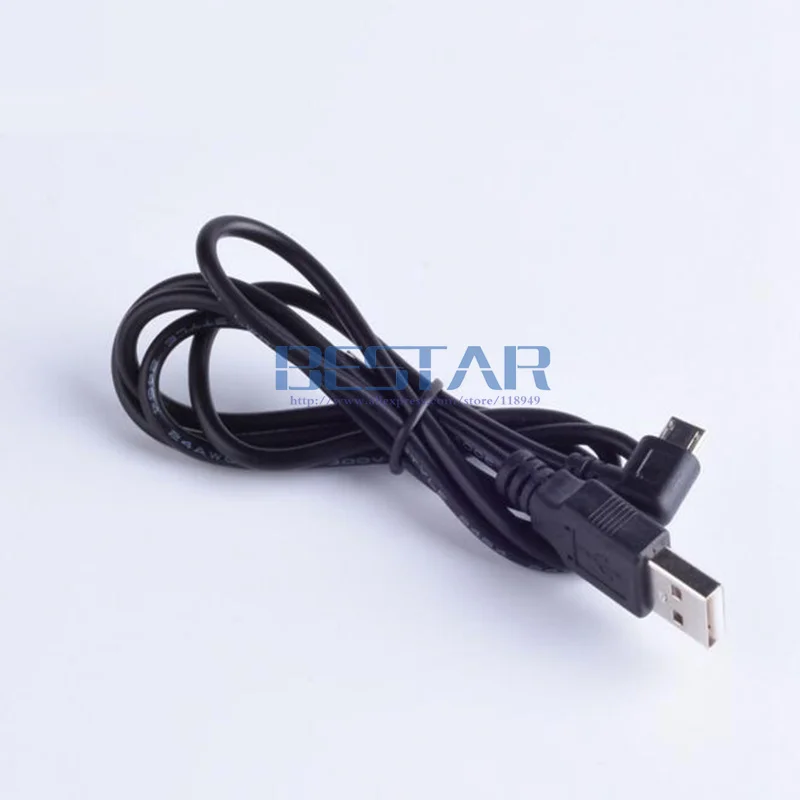 Micro-USB Cable / V8 Android Charger Power Cable Charging Cord Left Angle Micro B USB 1m 3 feet for Android/Windows/MP3/Camera